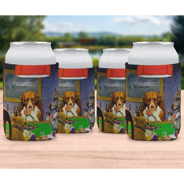 Dogs Playing Poker by C.M.Coolidge Can Sleeve - LIFESTYLE