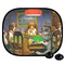 Dogs Playing Poker by C.M.Coolidge Car Side Window Sun Shade
