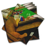 Dogs Playing Poker by C.M.Coolidge Cloth Napkins (Set of 4)