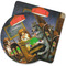 Dogs Playing Poker by C.M.Coolidge Rubber Backed Coaster