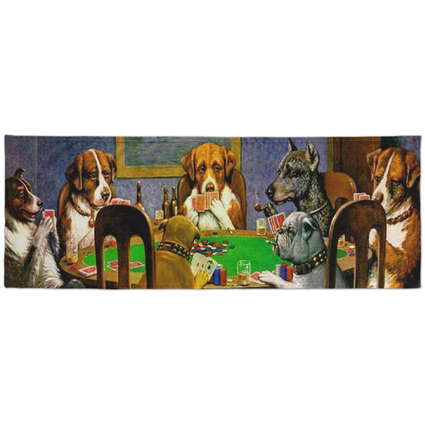 Dogs Playing Poker by C.M.Coolidge Cooling Towel- Approval