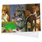 Dogs Playing Poker by C.M.Coolidge Cooling Towel- Main