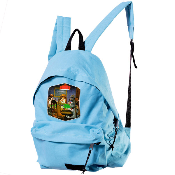 Dogs Playing Poker by C.M.Coolidge Custom Shape Iron On Patches - XL single APPROVAL