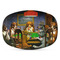 Dogs Playing Poker by C.M.Coolidge Microwave & Dishwasher Safe CP Plastic Platter - Main