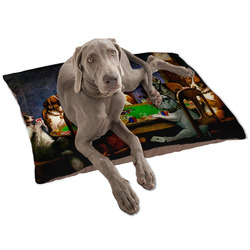Dogs Playing Poker by C.M.Coolidge Dog Bed - Large