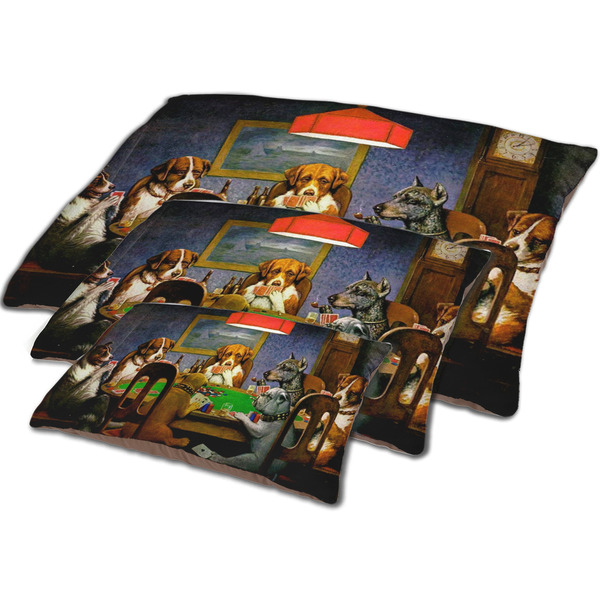 Dogs Playing Poker by C.M.Coolidge Dog Beds - MAIN (sm, med, lrg)