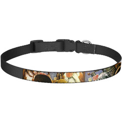 Dogs Playing Poker by C.M.Coolidge Dog Collar - Large