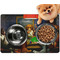 Dogs Playing Poker by C.M.Coolidge Dog Food Mat - Small LIFESTYLE