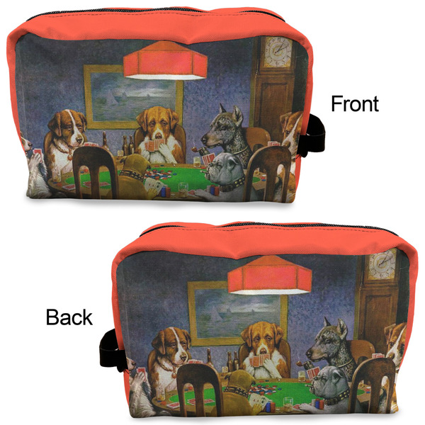 Dogs Playing Poker by C.M.Coolidge Dopp Kit - Approval