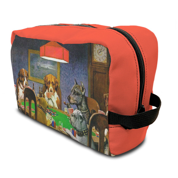 Custom Dogs Playing Poker by C.M.Coolidge Toiletry Bag / Dopp Kit