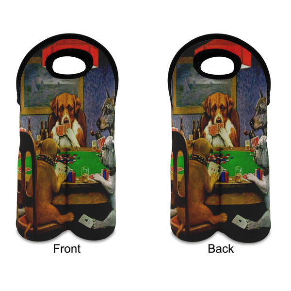 Dogs Playing Poker by C.M.Coolidge Double Wine Tote - APPROVAL (new)