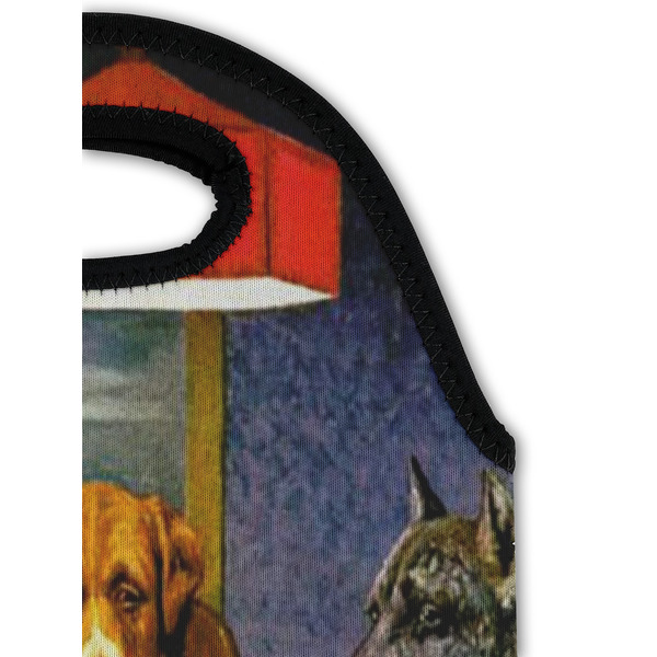 Dogs Playing Poker by C.M.Coolidge Double Wine Tote - Detail 1 (new)