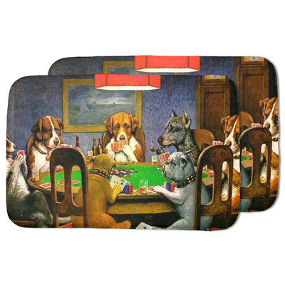 Dogs Playing Poker 1903 C.M.Coolidge Dish Drying Mat