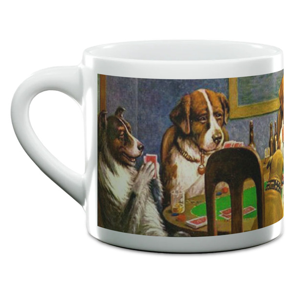 Dogs Playing Poker by C.M.Coolidge Espresso Cup - 6oz (Double Shot) (MAIN)