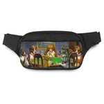 Dogs Playing Poker by C.M.Coolidge Fanny Pack - Modern Style