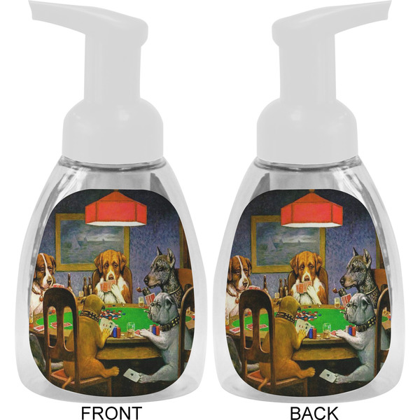 Dogs Playing Poker by C.M.Coolidge Foam Soap Bottle Approval - White