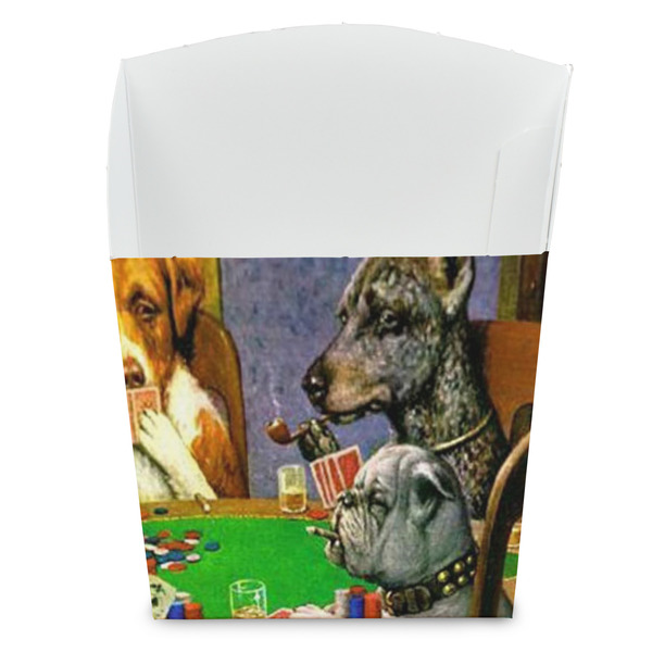 Custom Dogs Playing Poker by C.M.Coolidge French Fry Favor Boxes