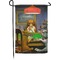 Dogs Playing Poker by C.M.Coolidge Garden Flag & Garden Pole