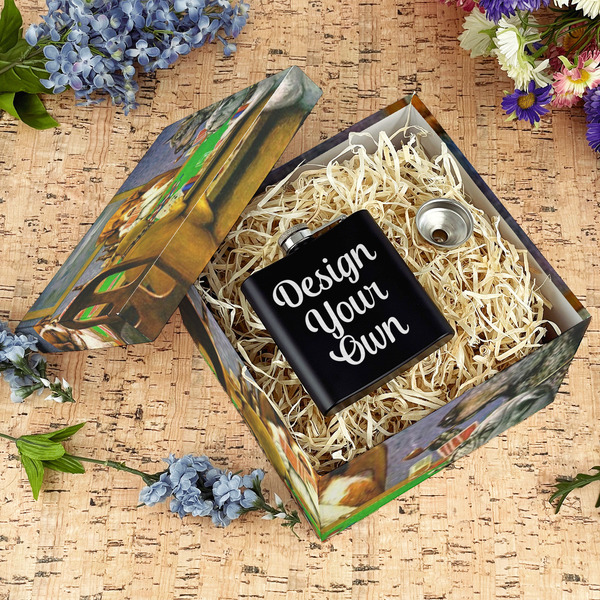 Dogs Playing Poker by C.M.Coolidge Gift Boxes with Lid - Canvas Wrapped - Large - In Context