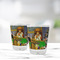 Dogs Playing Poker by C.M.Coolidge Glass Shot Glass - Standard - LIFESTYLE