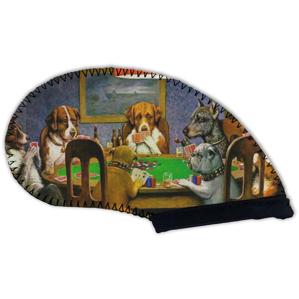 Dogs Playing Poker by C.M.Coolidge Golf Club Covers - BACK