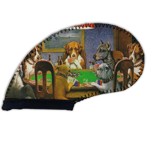 Dogs Playing Poker by C.M.Coolidge Golf Club Covers - FRONT