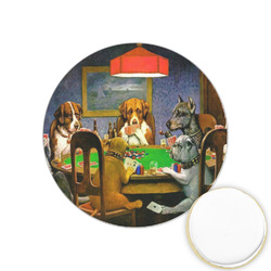 Dogs Playing Poker by C.M.Coolidge Printed Cookie Topper - 1.25"