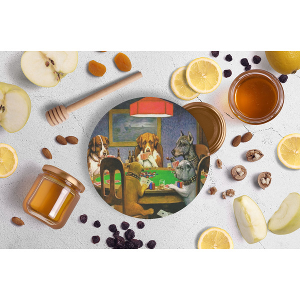 Dogs Playing Poker by C.M.Coolidge Jar Opener - Lifestyle Image