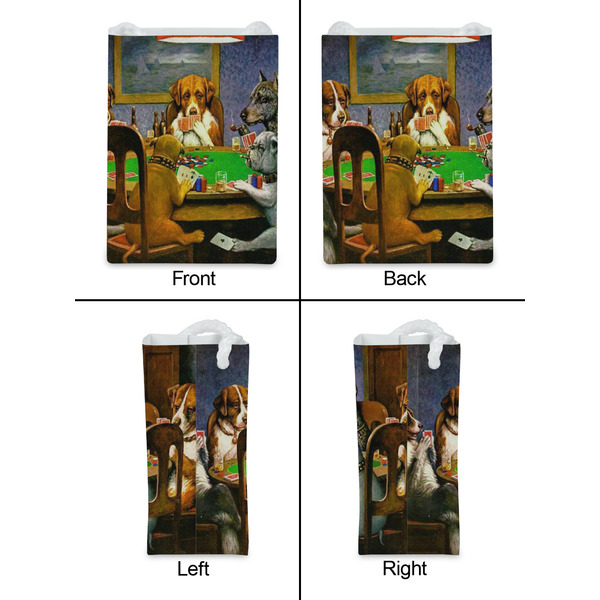 Dogs Playing Poker by C.M.Coolidge Jewelry Gift Bag - Gloss - Approval