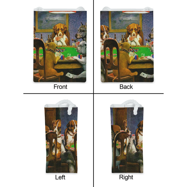 Dogs Playing Poker by C.M.Coolidge Jewelry Gift Bag - Matte - Approval