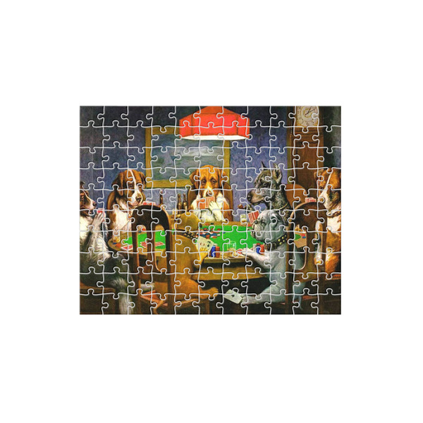 Custom Dogs Playing Poker by C.M.Coolidge 110 pc Jigsaw Puzzle