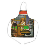 Dogs Playing Poker by C.M.Coolidge Kid's Apron - Medium