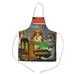 Dogs Playing Poker by C.M.Coolidge Kid's Apron