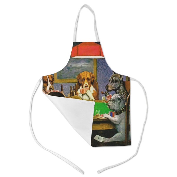 Dogs Playing Poker by C.M.Coolidge Kid's Aprons - Medium - Main (med/lrg)