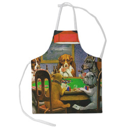 Dogs Playing Poker by C.M.Coolidge Kid's Apron - Small