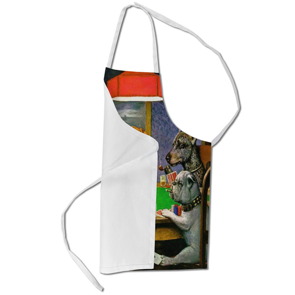 Dogs Playing Poker by C.M.Coolidge Kid's Aprons - Small - Main