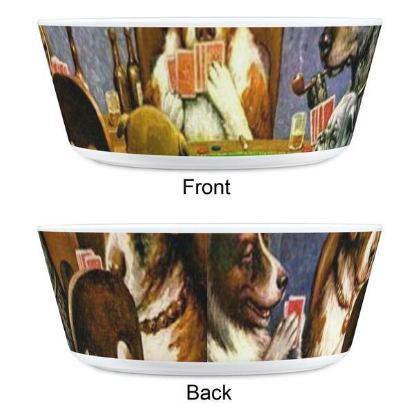 Dogs Playing Poker by C.M.Coolidge Kids Bowls - APPROVAL