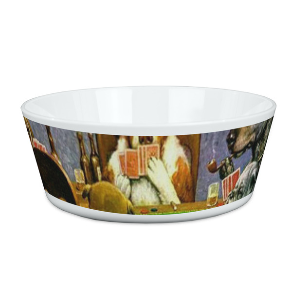 Custom Dogs Playing Poker by C.M.Coolidge Kid's Bowl