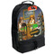Dogs Playing Poker by C.M.Coolidge Large Backpack - Black - Angled View