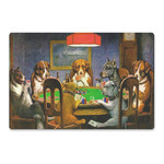 Dogs Playing Poker by C.M.Coolidge Large Rectangle Car Magnet