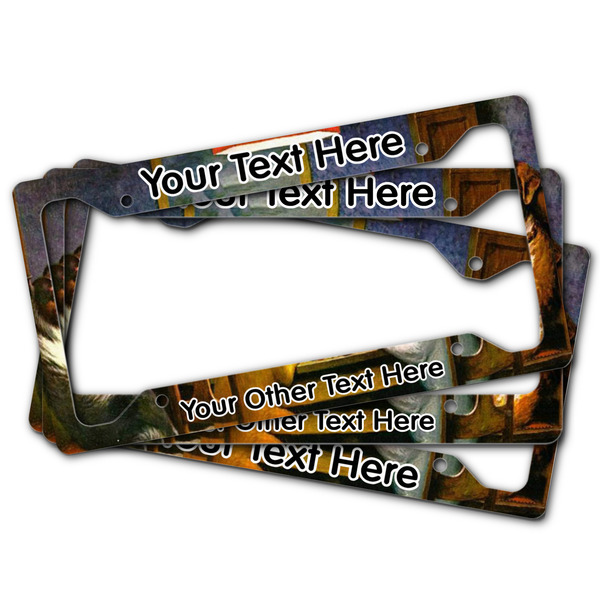 Dogs Playing Poker by C.M.Coolidge License Plate Frames - (PARENT MAIN)