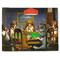 Dogs Playing Poker by C.M.Coolidge Single-Sided Linen Placemat - Single