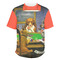 Dogs Playing Poker by C.M.Coolidge Men's Crew T-Shirt - 2X Large