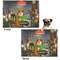 Dogs Playing Poker by C.M.Coolidge Microfleece Dog Blanket - Regular - Front & Back