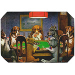 Dogs Playing Poker by C.M.Coolidge Dining Table Mat - Octagon (Single-Sided)