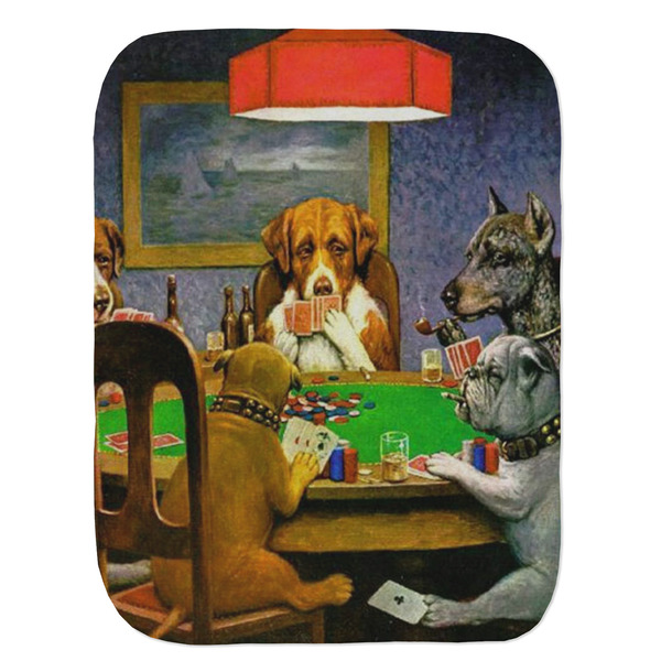 Dogs Playing Poker by C.M.Coolidge Old Burp Flat