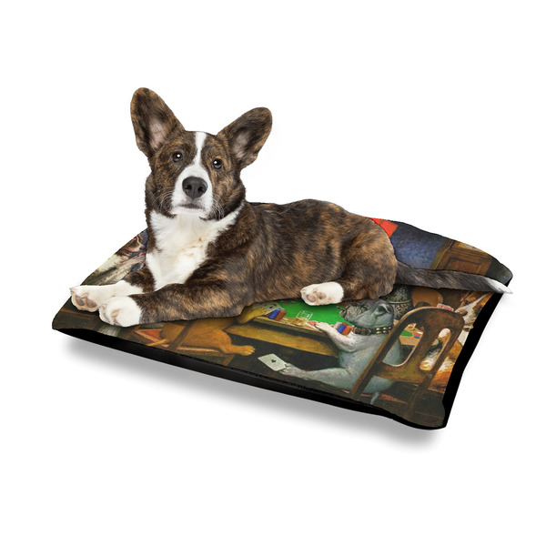 Dogs Playing Poker by C.M.Coolidge Outdoor Dog Beds - Medium - IN CONTEXT