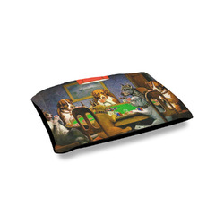 Dogs Playing Poker by C.M.Coolidge Outdoor Dog Bed - Small