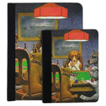 Dogs Playing Poker by C.M.Coolidge Padfolio Clipboard