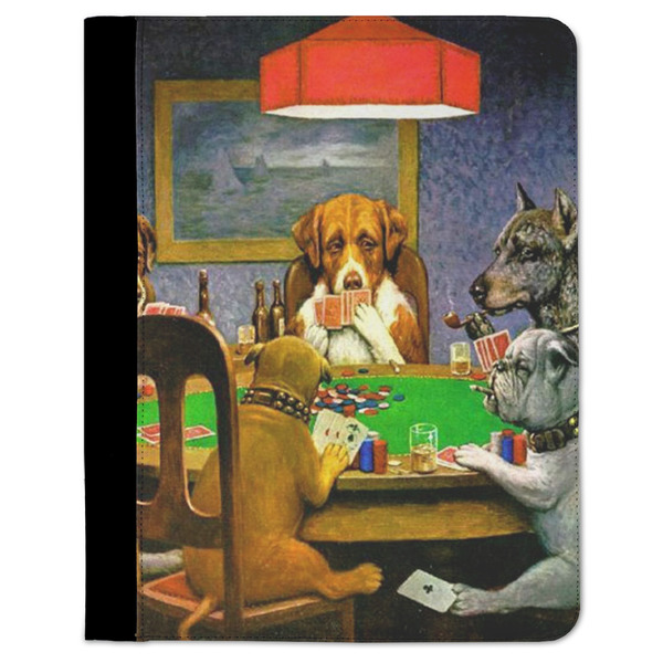 Custom Dogs Playing Poker by C.M.Coolidge Padfolio Clipboard